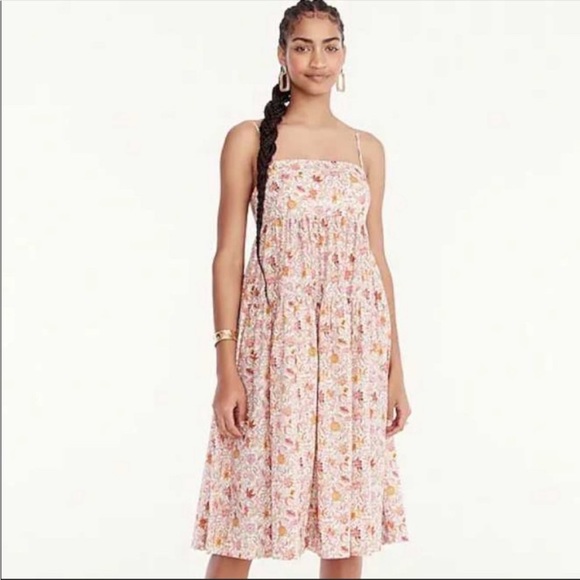 Jcrew tiered floral dress in Liberty print size 8 - Picture 2 of 11